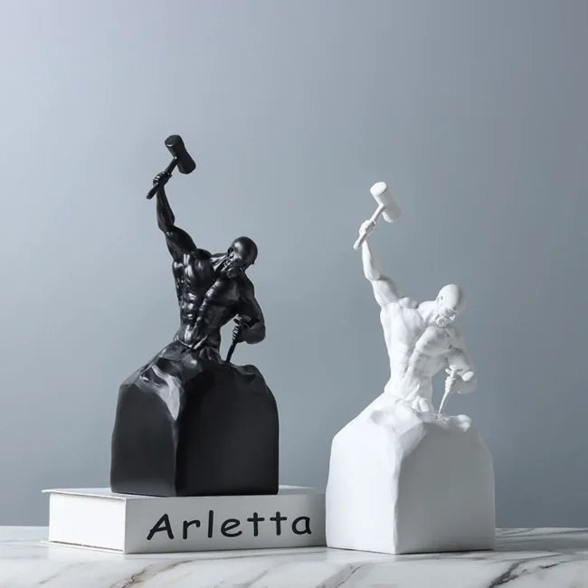 Simple Art Abstract Sculpture Decorations