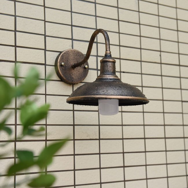 Outdoor Waterproof Wall Lamp Retro Iron Art Lamps