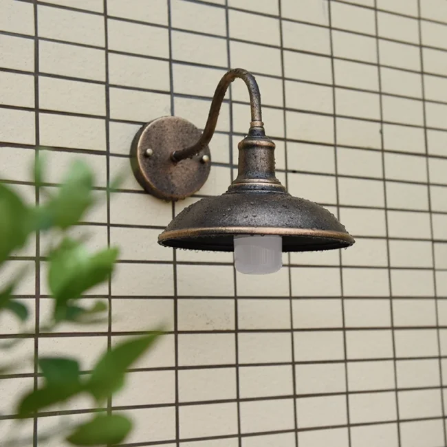 Outdoor Waterproof Wall Lamp Retro Iron Art Lamps