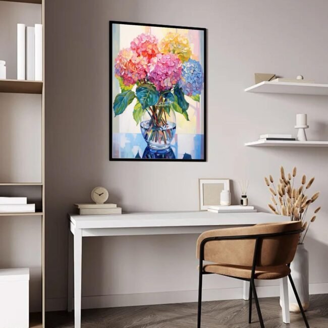Fashion Hydrangea Flower Diamond Art Kit