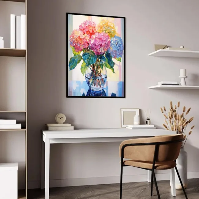 Fashion Hydrangea Flower Diamond Art Kit